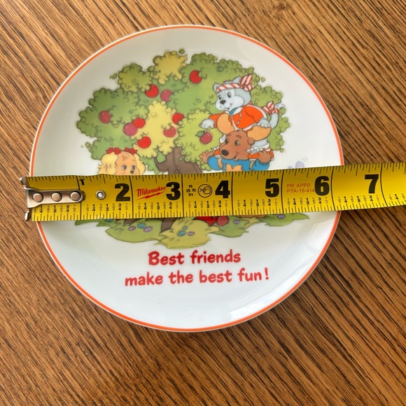 Plate Get Along Gang vintage porcelain 6 1/2” lasting memories - Picture 3 of 4